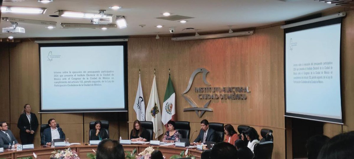 AriasNora's tweet photo. Mi reconocimiento a la Consejera Presidenta del @iecm @PatyAvendanoD por el Informe de Labores 2024, un ejercicio de rendición de cuentas que abona a nuestra democracia. Celebro también el trabajo de las consejeras y el consejero, así como del secretario ejecutivo y de todo el equipo de trabajo para que el Instituto siga dando resultados y certeza a la ciudadanía, pero sobre todo, que se siga consolidando como un organismo que garantiza los derechos politico-electorales de tod@s. 
¡Enhorabuena!