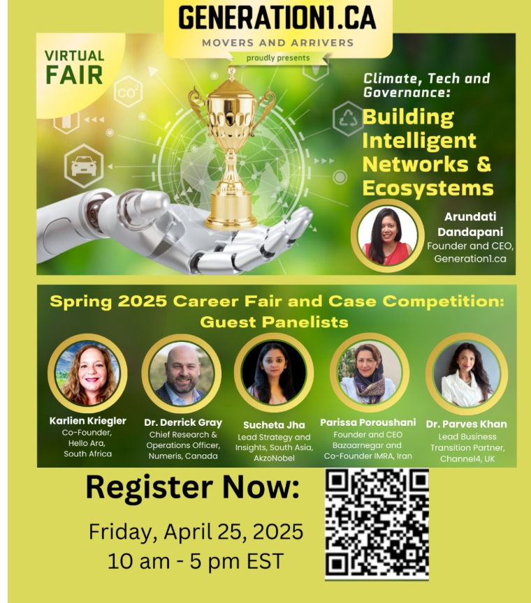 Culturally Significant - Your March 2025 Issue! - mailchi.mp/generation1.ca… Take the Employer and Immigrant Jobseeker Surveys: Join our Career Fair and Case Competition to Support Top Global Talent!