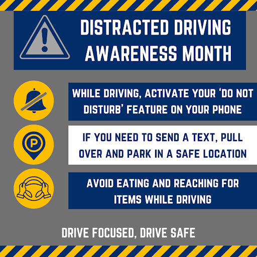 Distracted Driving Awareness Month – April: Distracted Driving Awareness Month, observed every April, is an opportunity to remind drivers of the importance of focused and safe driving. The month aims to… 

The post Distracted Driving Awareness Month –… hudsonmapolice.com/distracted-dri…