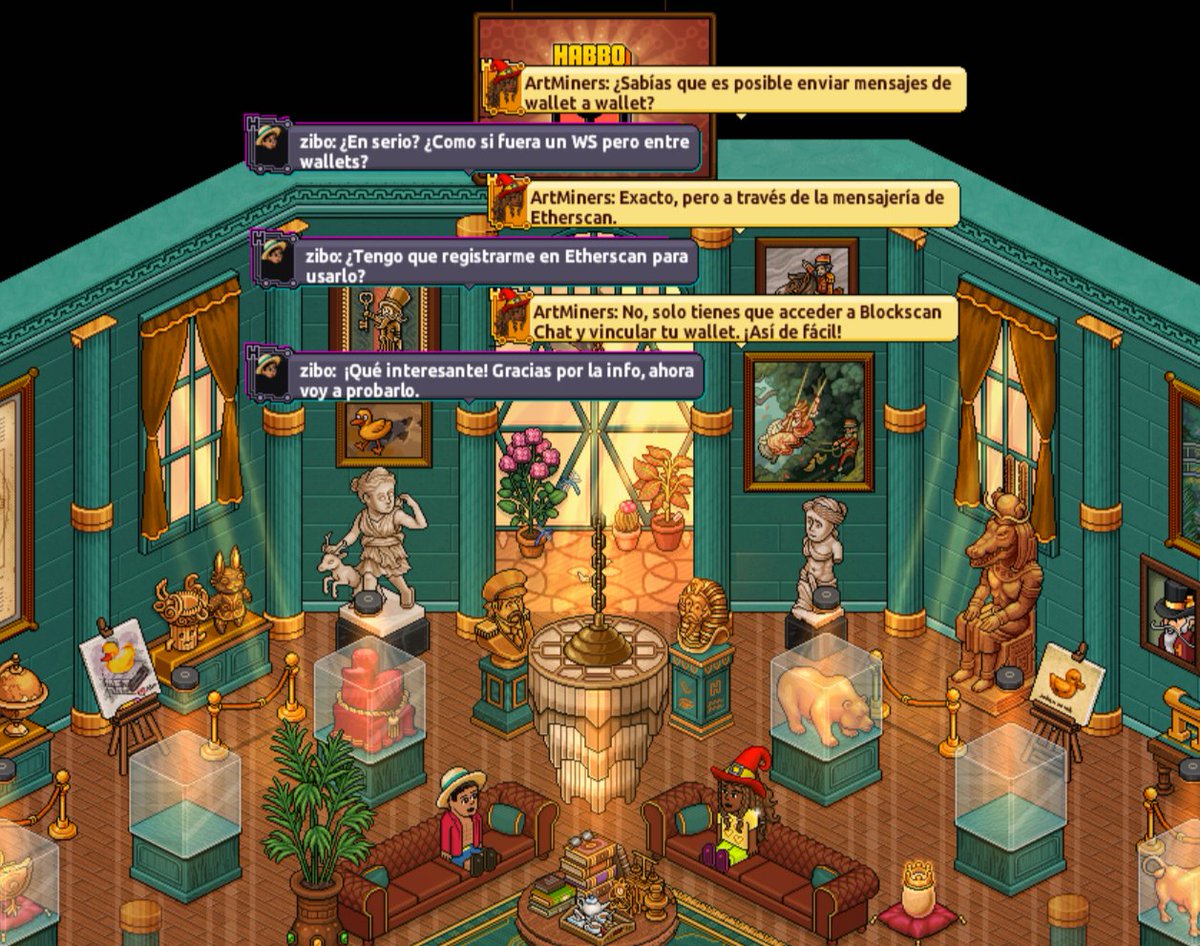 Charlas de Sofa a Sofa Edicion #01  

¿Sabías que es posible enviar mensajes de wallet a wallet?
 
Actualmente estan habilitados los mensajes siendo una buena forma para proponer alguna oferta a alguien que no conocemos, hora de probarlo!

Link: chat.blockscan.com/start

<a href="/ziboHB/">el zibo</a>