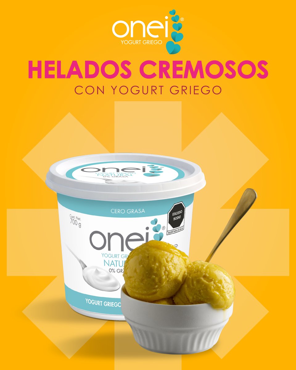 OneiYogurt's tweet photo. 🥭🍦 Un postre saludable, fácil de hacer y refrescante. 

· 2 tazas de mango congelado
· 1 taza de Yogurt Griego Natural Onei®
· 1 cucharada de miel
· Jugo de ½ limón

Licúa todos los ingredientes hasta obtener una mezcla cremosa. 

#Helado #YogurtGriego #Onei #Receta https://t.co/DHnqlOmdqS