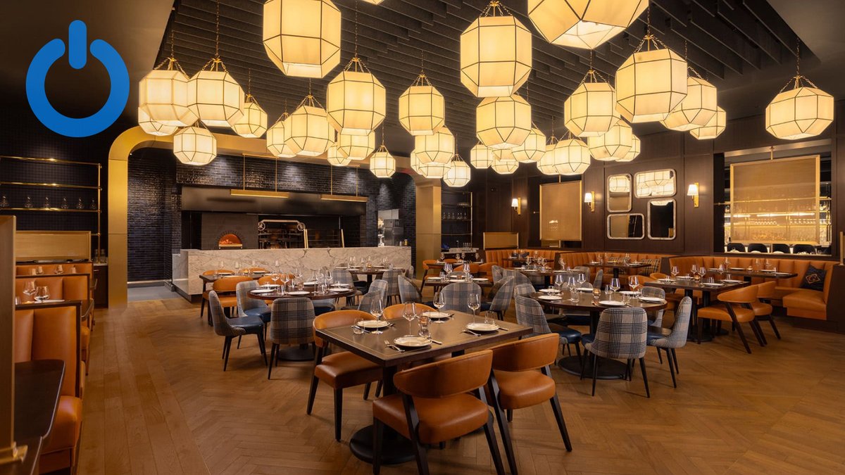 EncompassAV's tweet photo. The Greggory, a top-tier steakhouse, needed tech to match its ambiance. 🍽️ 

Encompass delivered pristine audio, Samsung Frame TVs, a rock-solid IT network, and seamless security — all controlled via RTI touch panels &amp; iPads. Fine dining meets cutting-edge AV! 🎶📺 

#TheGreggory https://t.co/eszs0T3qMG