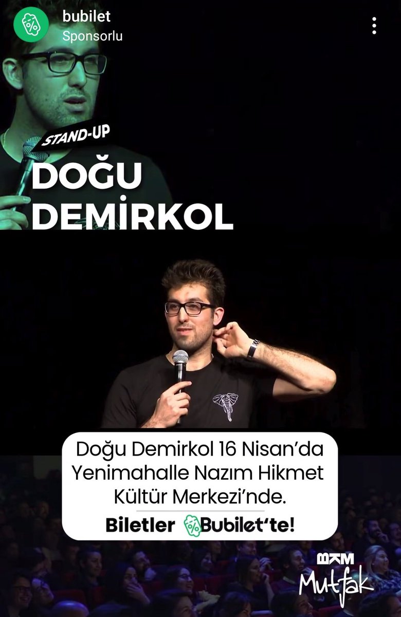 yenimahalle nazım hikmet kültür merkezi belediyenin değil mi? kimin organizasyou bilmiyorum ama millet boykot için bu kadar uğraşırken şunun da iptal edilmesi gerekir <a href="/fethiyasar/">Fethi Yaşar</a> <a href="/herkesicinCHP/">CHP 🇹🇷</a>