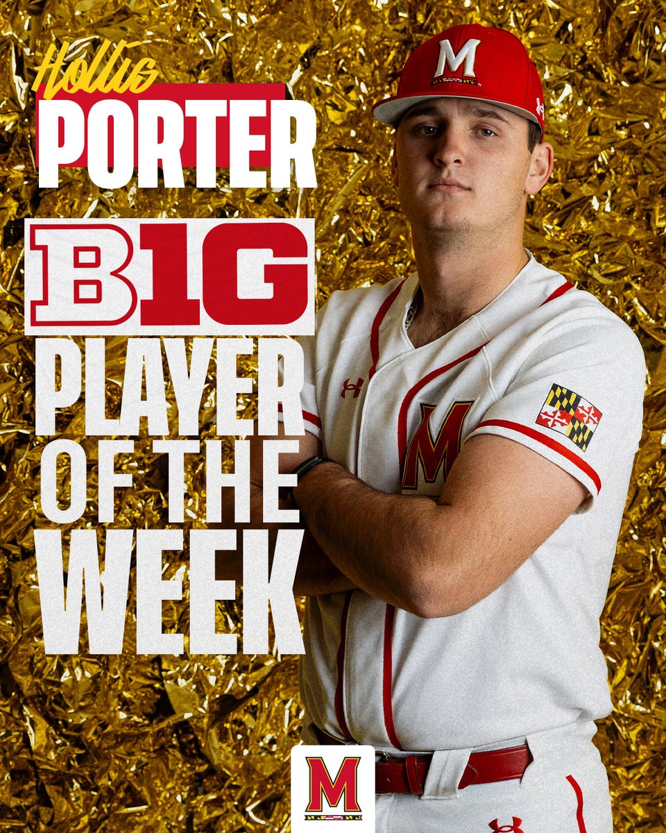 9⃣ 𝐖𝐚𝐬 𝐎𝐧 𝐀𝐧𝐨𝐭𝐡𝐞𝐫 𝐋𝐞𝐯𝐞𝐥

Hollis Porter is your Big Ten Player of the Week!

🔗 Full Release: go.umd.edu/1xz4

#DirtyTerps