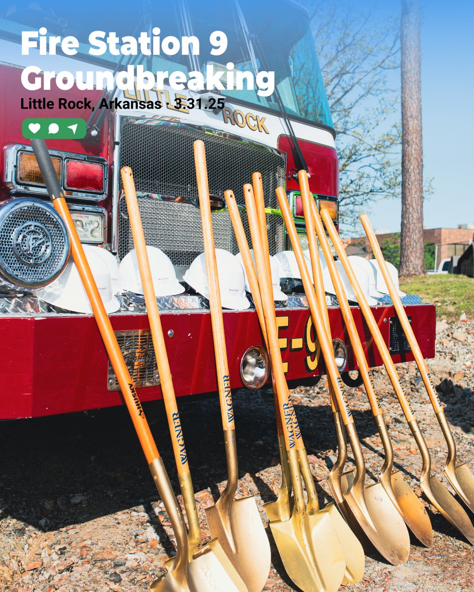 CityLittleRock's tweet photo. Two years ago, a tornado devastated our city, destroying homes, businesses, and LRFD Station 9. Today, we break ground on its rebuilding—honoring our firefighters’ resilience and commitment to serving others.

#LRStrong #CommunityResilience #GrowingLRForward #LittleRock https://t.co/bOW6hUCKhr