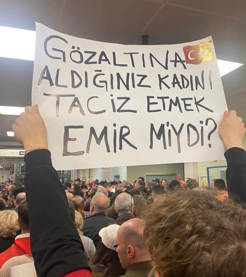 Hesap verilene kadar soracağız:

Gözaltına aldığınız kadını taciz etmek emir miydi?