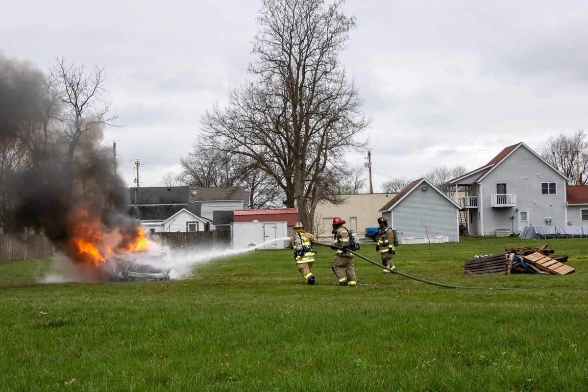 Ohiosoycouncil's tweet photo. This morning, OSC hosted a live  SoyFoam™ demo at the Harrison Twp Fire Dept 🚒🔥 Developed through the Soybean Checkoff, this soy-based, PFAS-free foam offers a safer, sustainable way to fight fires.

Huge thanks to Harrison Twp FD &amp; everyone who joined! 🌱👩‍🚒 #USSoy #SoyFoam https://t.co/q86kMj8I9H