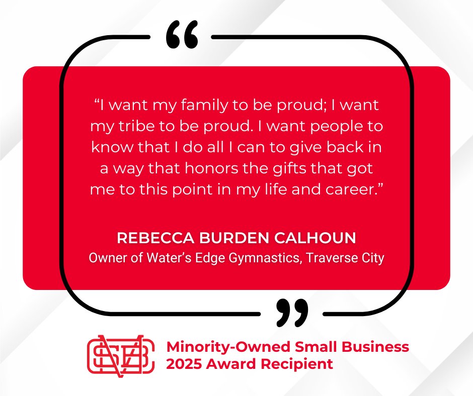 Check out Rebecca Burden-Calhoun's powerful testimony. Register now to celebrate her and other small business owners at MCSB 2025! MichiganCelebrates.org

#MCSB2025 #MichiganCelebrates