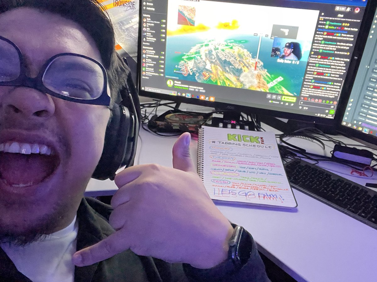 TAB ME TF UP BRO!

Your favourite BLONDE SWEDE is live on <a href="/kick/"></a> 

Eating food for you before doing bot tings with <a href="/MrPhunk_/">Phunk</a> if you look closely you can see my schedule for the week 😉 

Get me that tick 🤪🤪🤪
Now say good morning back!

kick.com/mastahblastahtv