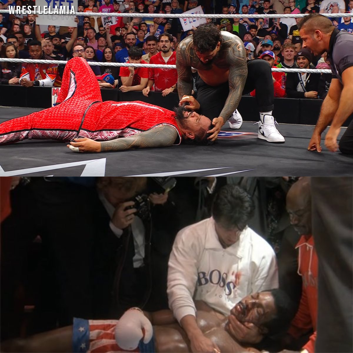 This is Rocky IV 😂

#WWERaw