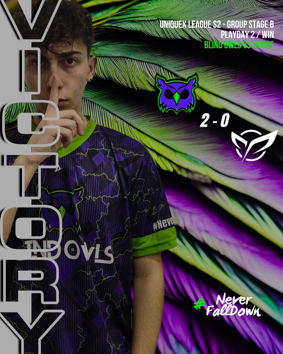 Blind Owls Esports (@blindowlsgg) on Twitter photo A good comeback on official for our boys of siege console team 💜
Won 2 - 0 against Purge on <a href="/UniqueX_League/">UniqueX League | Season II</a> 🫡
🗺️ 7 - 4 on Club House and 7 - 2 on Labs
GGs to everyone, scoreboard ⤵️ A good comeback on official for our boys of siege console team 💜
Won 2 - 0 against Purge on <a href="/UniqueX_League/">UniqueX League | Season II</a> 🫡
🗺️ 7 - 4 on Club House and 7 - 2 on Labs
GGs to everyone, scoreboard ⤵️