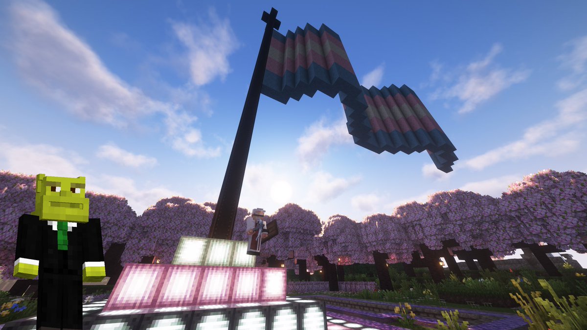 thank you <a href="/Twitch/">Twitch</a> for giving us the front page today for trans day of visibility 🏳️‍🌈💜

thank you to <a href="/hiitseggs/">eggs - @hiitseggs.bsky.social</a> &amp; <a href="/BizarroLongy/">Longy</a> for helping out with the build 🥹 turned out so well! so COOL!

thank you <a href="/neatdude/">neat dude</a> for the space ☺️ happy trans day of visibility, proud of you all!