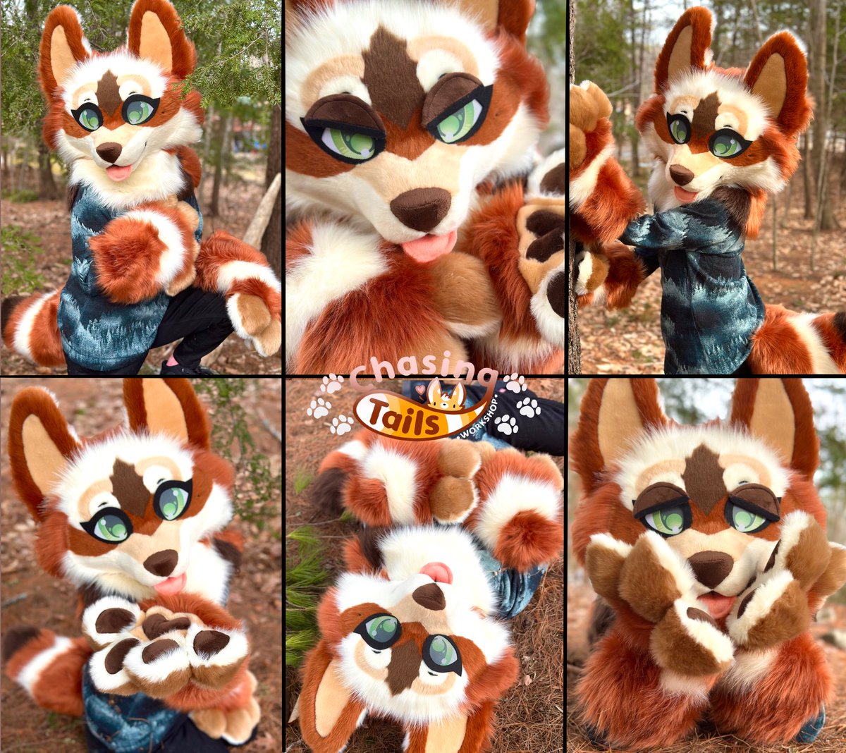 ChasingTailsWS's tweet image. We’ve got a new mini fursuit partial ready for adoption! 

Meet Clover the Coy-Fox! 🍂✨ Super clever and adventurous, they’re a tough one to keep around! Will your home be the first place they can finally call their own? 🧡

Additional pics and info below!!~