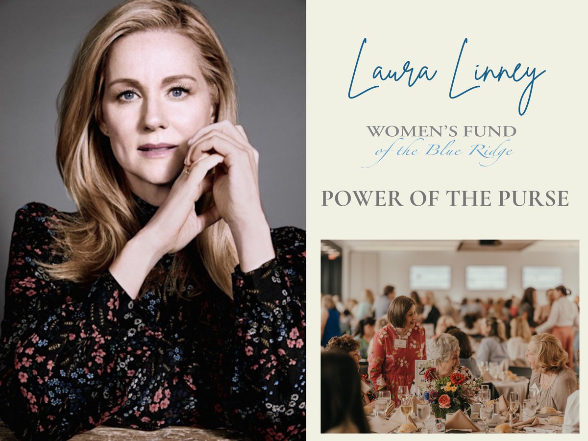 WFBlueRidge's tweet photo. We’re thrilled to welcome 🎤 Laura Linney and 🎙 Molly Grantham to Power of the Purse 2025—a celebration of resilience, leadership &amp; bold storytelling.

💙 June 26, 2025
🎟 Tickets on sale April 1! https://t.co/f7hsITmPeE