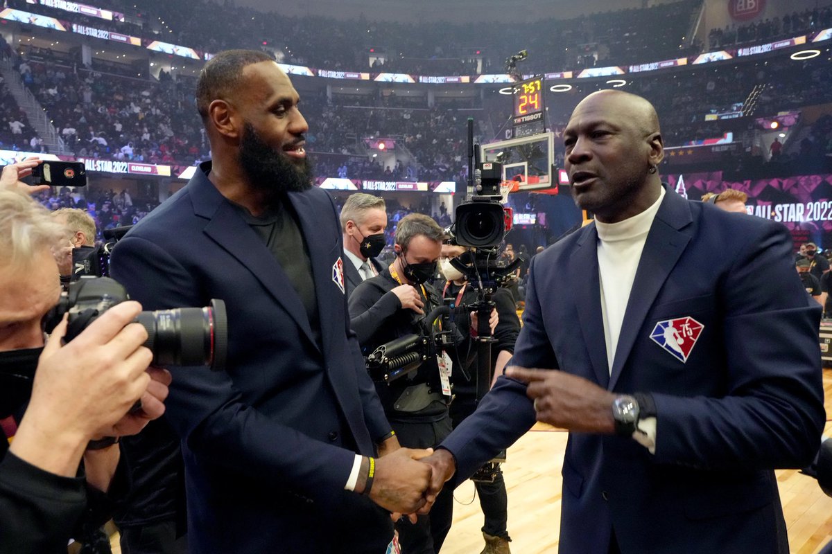 NBACentral (@thedunkcentral) on Twitter photo “LeBron James could play in ANY era.”
- Michael Jordan to his friend Jayson Williams
(Via <a href="/ScoopB/">👑 Brandon “Scoop B” Robinson</a> ) “LeBron James could play in ANY era.”
- Michael Jordan to his friend Jayson Williams
(Via <a href="/ScoopB/">👑 Brandon “Scoop B” Robinson</a> )