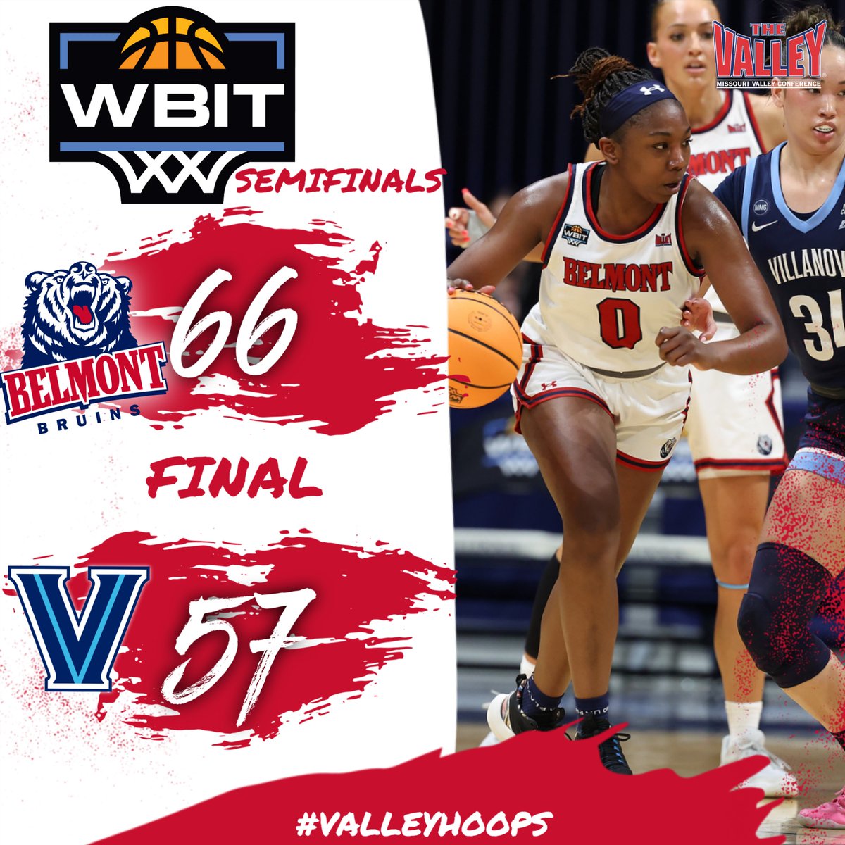 MVC Basketball (@valleyhoops) on Twitter photo FINAL‼️
<a href="/BelmontWBB/">Belmont WBasketball</a> IS HEADING TO THE <a href="/wbitwbb/">Women’s Basketball Invitation Tournament</a> CHAMPIONSHIP‼️
#ValleyHoops FINAL‼️
<a href="/BelmontWBB/">Belmont WBasketball</a> IS HEADING TO THE <a href="/wbitwbb/">Women’s Basketball Invitation Tournament</a> CHAMPIONSHIP‼️
#ValleyHoops