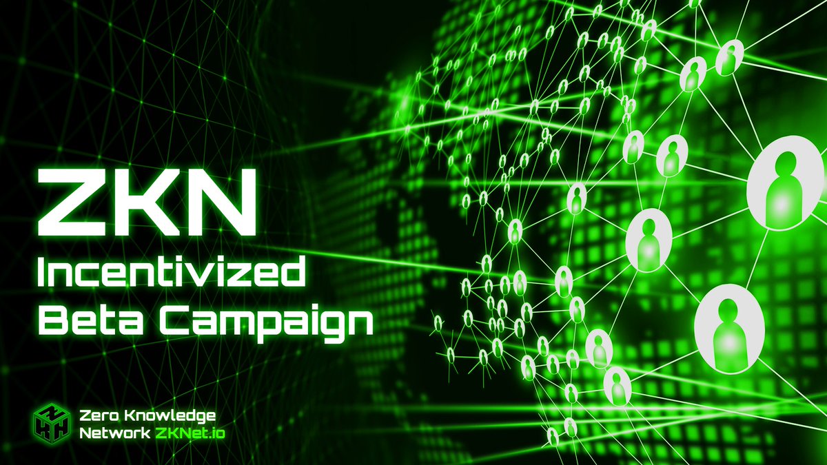 𝐓𝐞𝐬𝐭. 𝐄𝐚𝐫𝐧. 𝐁𝐮𝐢𝐥𝐝 𝐭𝐡𝐞 𝐅𝐮𝐭𝐮𝐫𝐞 𝐨𝐟 𝐏𝐫𝐢𝐯𝐚𝐜𝐲
With the announcement of the ZKN TGE date coming tomorrow, we're launching an Incentivized Beta campaign and we’re rewarding those who help us test and improve it.

With a prize pool of $250,000 worth of