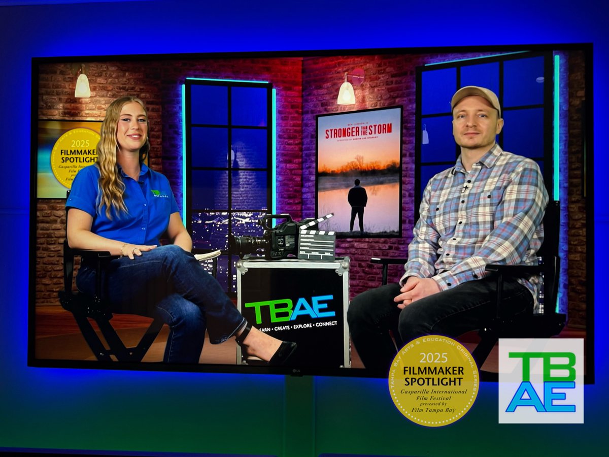 What an amazing week TBAE had here in the studio! We had the privilege of hearing from inspiring filmmakers about their submissions to this year’s GIFF for this 2025 season of "Filmmaker Spotlight"!🎬

A big thanks to all of our interviewees and <a href="/gasparillafilm/">Gasparilla International Film Festival</a> and <a href="/FilmTampaBay/">Film Tampa Bay</a>