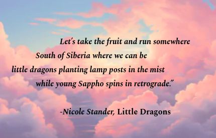 OARjournal's tweet photo. Here's another teaser for our upcoming issue, from Nicole Stander's poem Little Dragons! https://t.co/wbP6CI4GKI