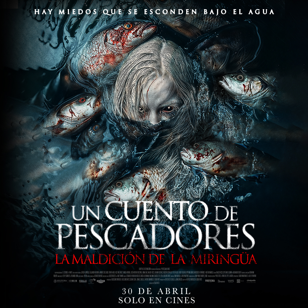 El agua oculta misterios impresionantes y tenebrosos. 🌊😈 ¿List@ para conocer la leyenda de la Miringua? #UnCuentoDePescadores🫠😱 |<a href="/CinepolisDist/">Cinépolis Distribución</a>