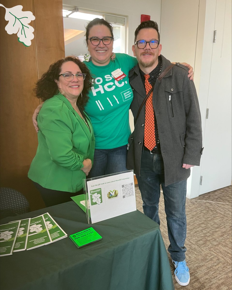 MassDEP (@massdep) on Twitter photo Last week, our team participated in <a href="/HolyokeCC/">Holyoke Comm College</a>'s Community Networking & Internship Fair, where we highlighted the benefits of a #MassDEP #internship. This opportunity can open doors you never imagined! Special thanks to Professors Martinez and Gutiérrez. Last week, our team participated in <a href="/HolyokeCC/">Holyoke Comm College</a>'s Community Networking & Internship Fair, where we highlighted the benefits of a #MassDEP #internship. This opportunity can open doors you never imagined! Special thanks to Professors Martinez and Gutiérrez.