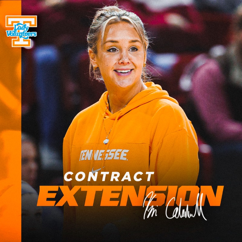 LadyVol_Hoops's tweet photo. CONTRACT EXTENSION ✍️

Coach Kim has agreed to a contract extension through the 2030 season!