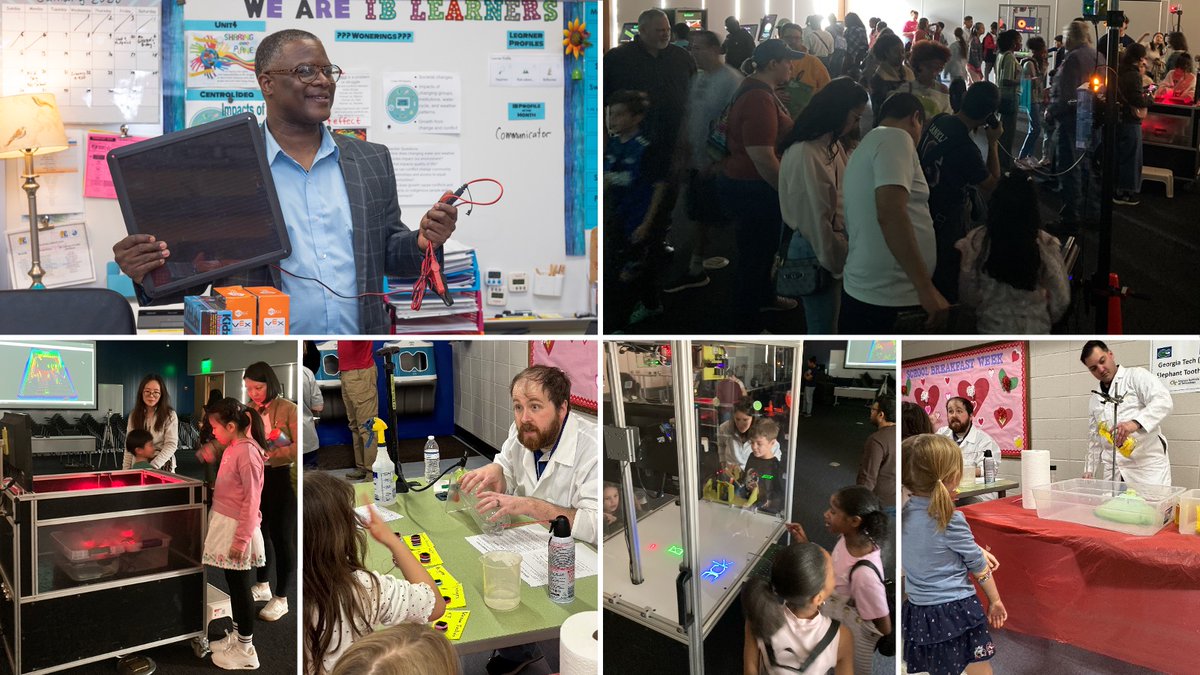 STEM@GTRI (@stemgtri) on Twitter photo The past couple of months have been full of outreach activities. Grateful for all of the schools we’ve visited and everyone who has participated and supported our efforts, from <a href="/addisongators/">Addison Elementary</a> and <a href="/riverslionsroar/">E. Rivers Elementary</a> to the <a href="/GeorgiaTech/">Georgia Tech</a> Celebrate STEAM event. There's more to come! The past couple of months have been full of outreach activities. Grateful for all of the schools we’ve visited and everyone who has participated and supported our efforts, from <a href="/addisongators/">Addison Elementary</a> and <a href="/riverslionsroar/">E. Rivers Elementary</a> to the <a href="/GeorgiaTech/">Georgia Tech</a> Celebrate STEAM event. There's more to come!