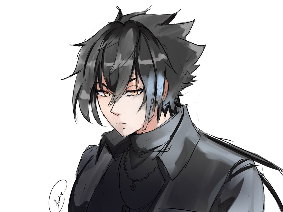 A small sketch for a lovely supporter of their oc :") <a href="/WaltHitchcock/">Walt Hitchcock ✍️</a> thankyou for being such a wonderful person and encouraging me to draw, I'm really thankful 

(I added a color theory to your oc, i wasn't sure of the colors but just a little extra )