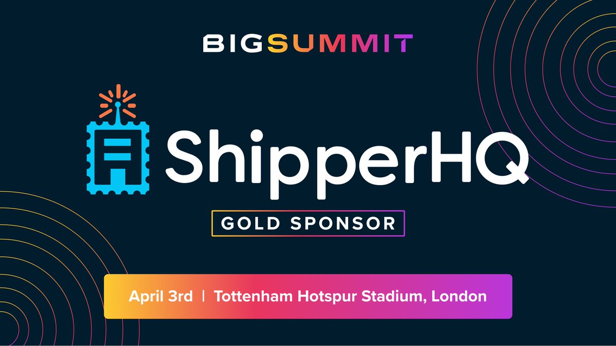 #BigSummit is landing in London, and so are we. 🇬🇧

This week, we’re heading to Tottenham Hotspur Stadium for a day of fresh ideas, big conversations, and a closer look at what’s really moving ecommerce forward. ➡️ 

We’re kicking things off Wednesday night with drinks at Old