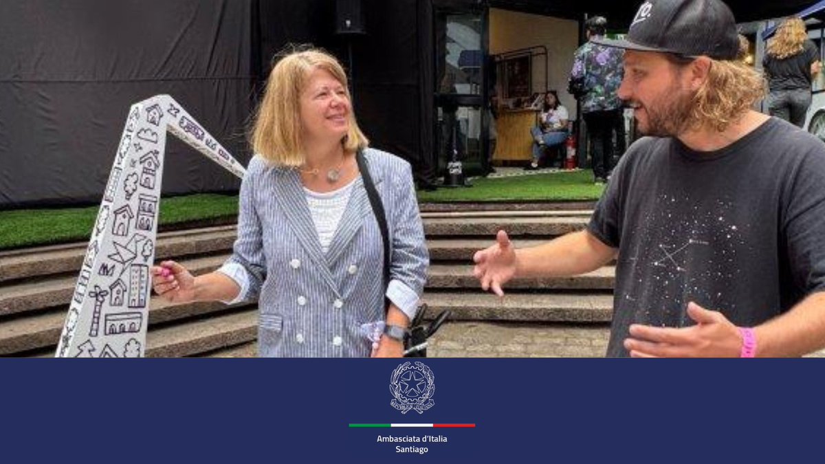 La Embajadora <a href="/ValeriaBiagiott/">Valeria Biagiotti</a>  participó en la inauguración oficial de Chaco, una de las principales ferias internacionales de arte contemporáneo en América Latina, en el Centro Cultural Gabriela Mistral (GAM) #DiplomaciaCultural.