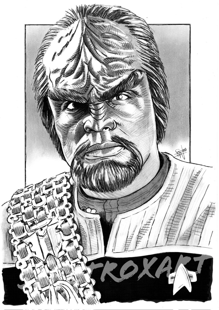 Michael Dorn as Lieutenant Commander Worf (Star Trek: Deep Space Nine).

#startrek #startrekthenextgeneration #startrekdeepspacenine #deepspacenine #DS9 #worf #klingon #MichaelDorn #penandink #artcommission 

A4 Ball-Point Pen &amp; Pencil.

ebay.co.uk/usr/spectroxart