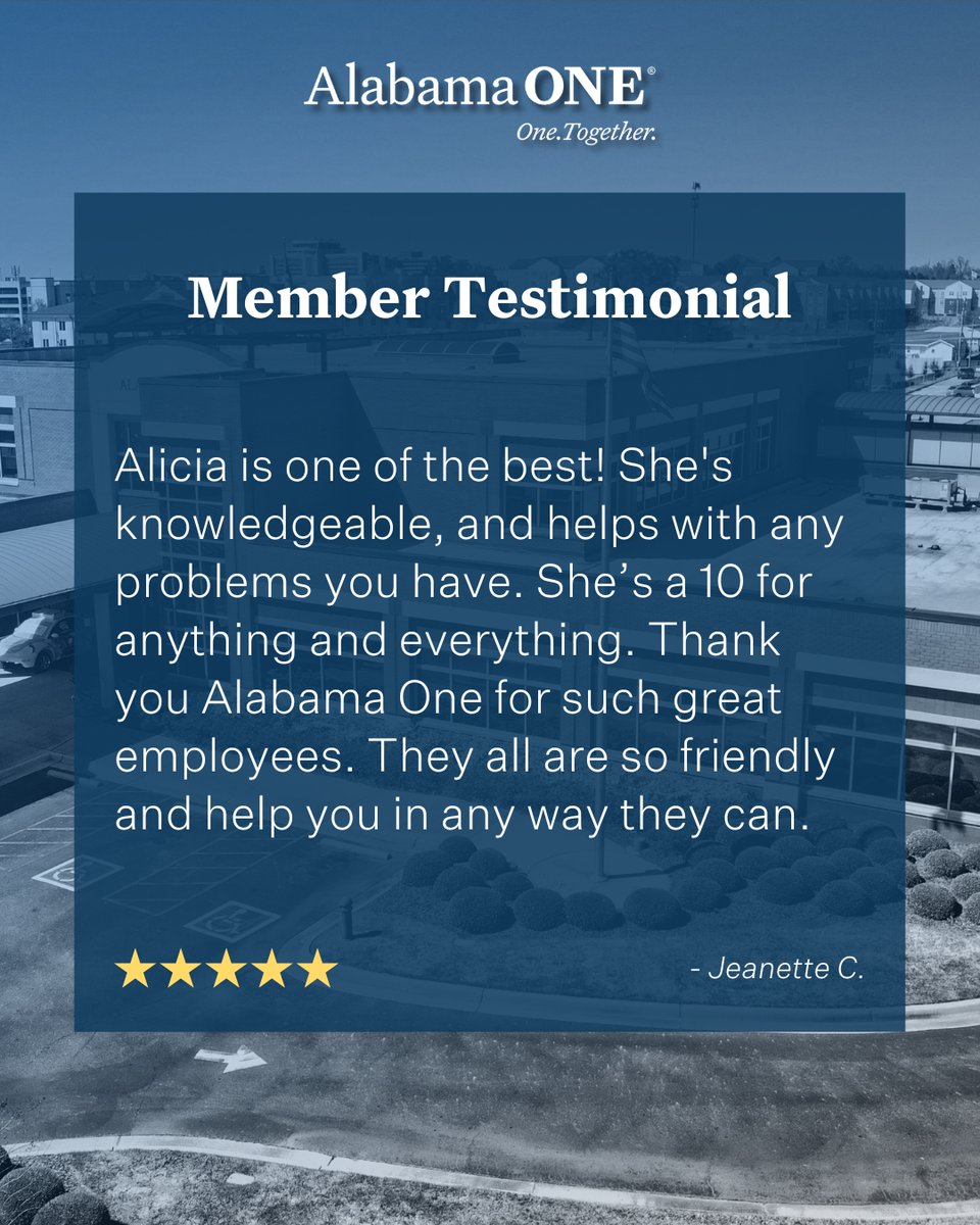 Alabama ONE Credit Union tweet media