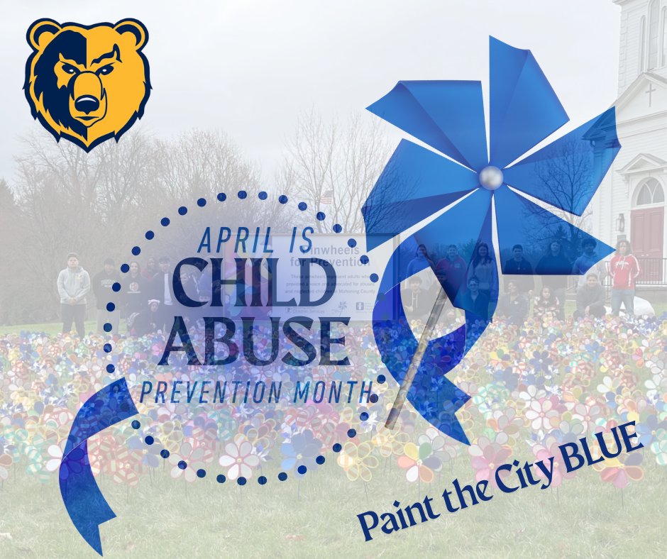 Golden Bears "Paint the City Blue" and Lead the Way in Child Abuse Prevention Efforts ycsd.org/o/east/article…