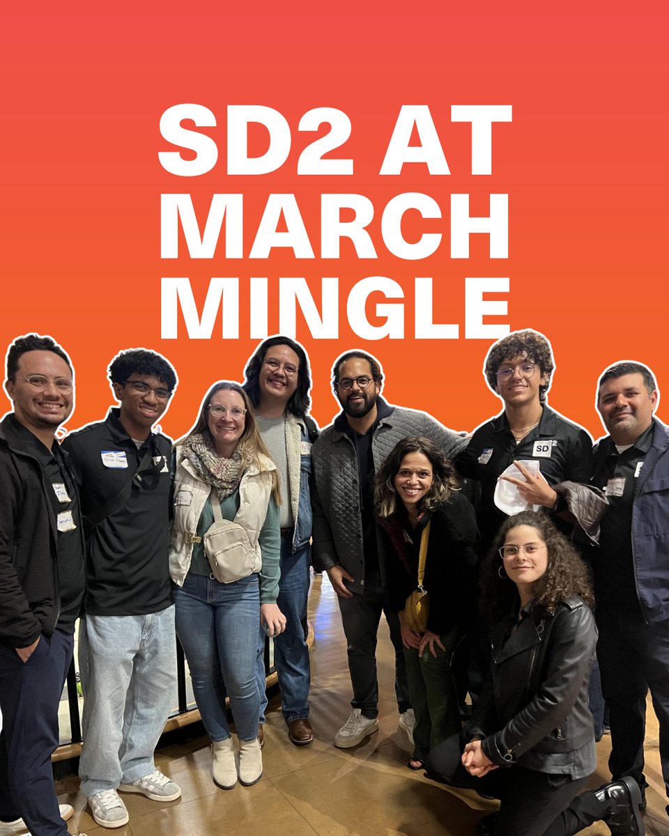 Our team had an amazing time at March Mingle! Twenty-six mentors and mentees were able to spend the evening networking at one of San Diego's biggest events of the year for early-stage companies, helping SD2 students build their confidence and social capital.