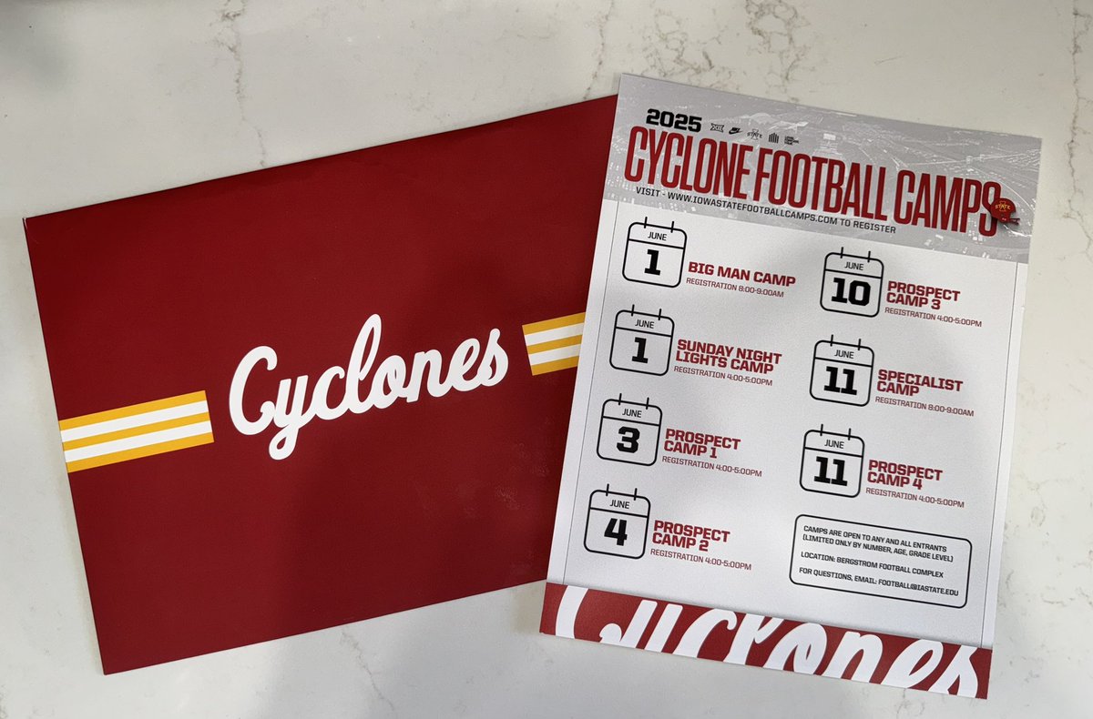 Tobin Squires (@tobinsquires) on Twitter photo Thanks to <a href="/CoachKelley52/">Dantrell Kelley</a> for the camp invites and <a href="/CycloneFB/">Iowa State Football</a> for the mail! Can’t wait to compete down in Ames this summer as well as learn more about what Cyclone football is all about! Thanks to <a href="/CoachKelley52/">Dantrell Kelley</a> for the camp invites and <a href="/CycloneFB/">Iowa State Football</a> for the mail! Can’t wait to compete down in Ames this summer as well as learn more about what Cyclone football is all about!