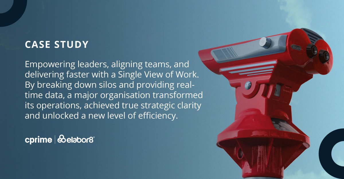 Drowning in reports but struggling to see the big picture? One of Australia’s largest state governments was facing this exact challenge, until we enabled a Single View of Work. Read the full case to learn about the results: elabor8.com.au/how-a-state-go…