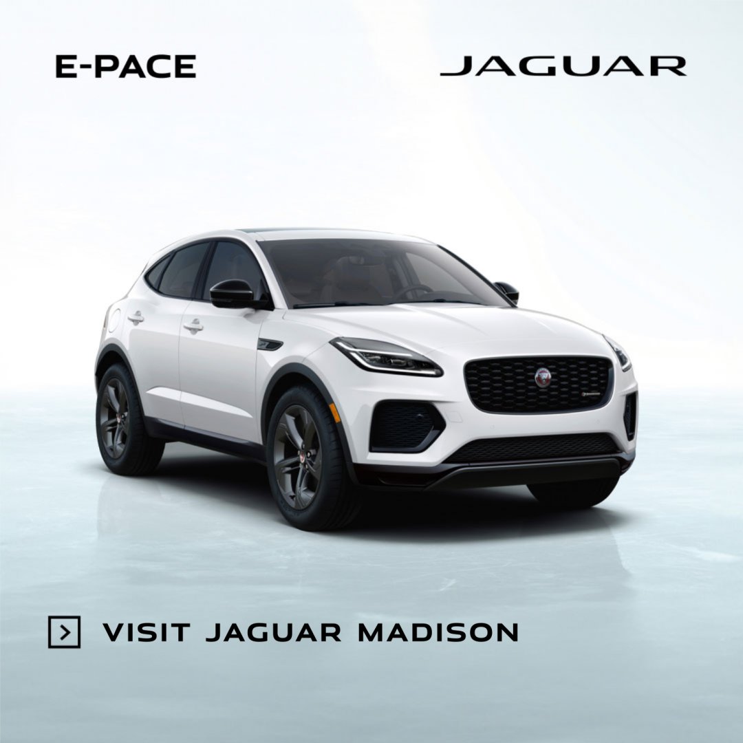 jaguarmadison's tweet image. Dynamic design meets everyday versatility in the Jaguar E-PACE. Discover more at Jaguar Madison. Visit jaguarmadison.com today. | #JaguarEPACE