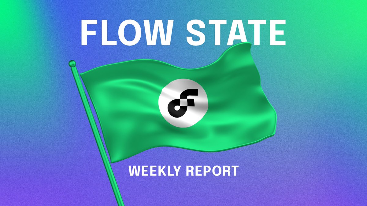flow_blockchain's tweet photo. The Flow State Weekly Report 🌐

• Flow is #1 fastest growing L1 by active developers in the past 90 days
• Bridging activity is ⬆️ 1700% in one week
• EVM account creation surpassed Cadence for the first time
• Apps can now run 2.5x faster due to the latest FCL rollout https://t.co/bEDzft9IBL
