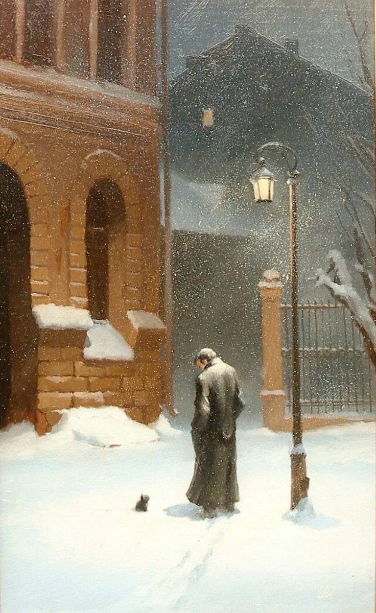 'Two lonelinesses just met' (2020) by Andrey Nikolayevich Pilipenko