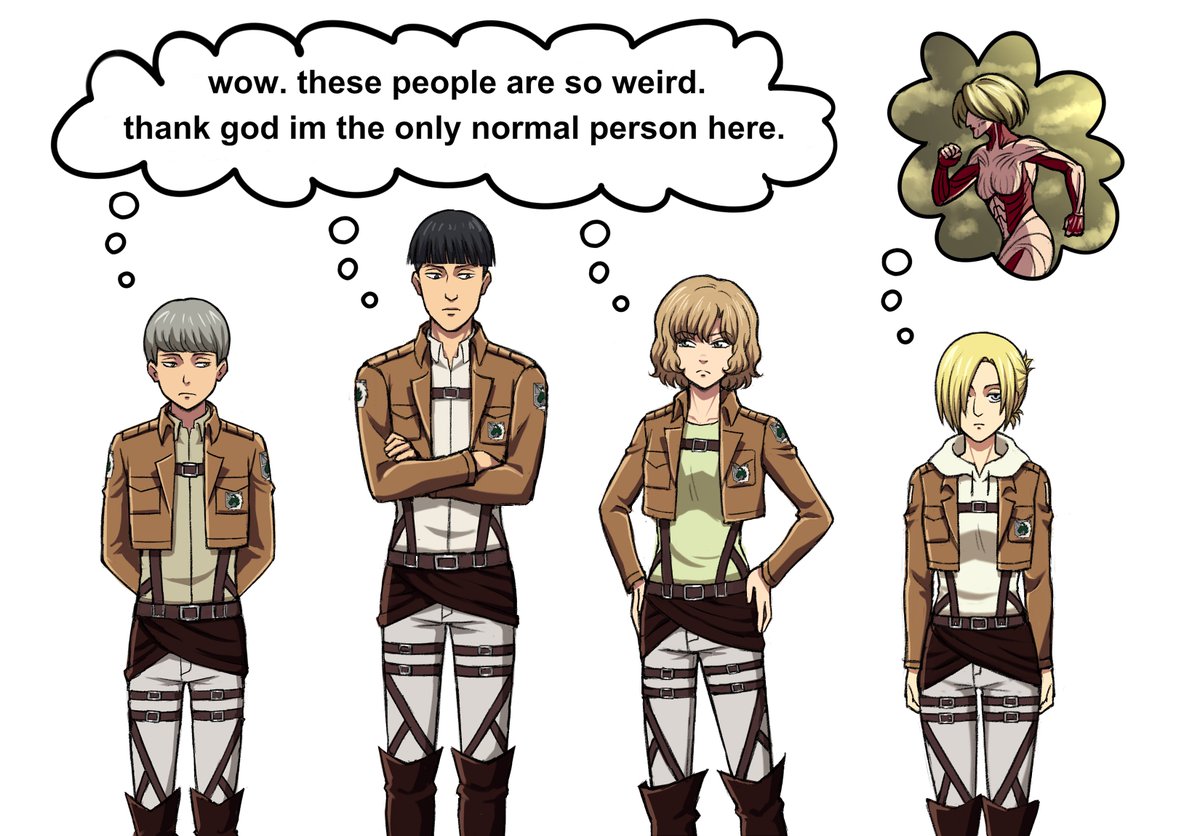 First day in the MP

#annieleonhart   #marlowefreudenberg #hitchdreyse #borisfeulner #aot