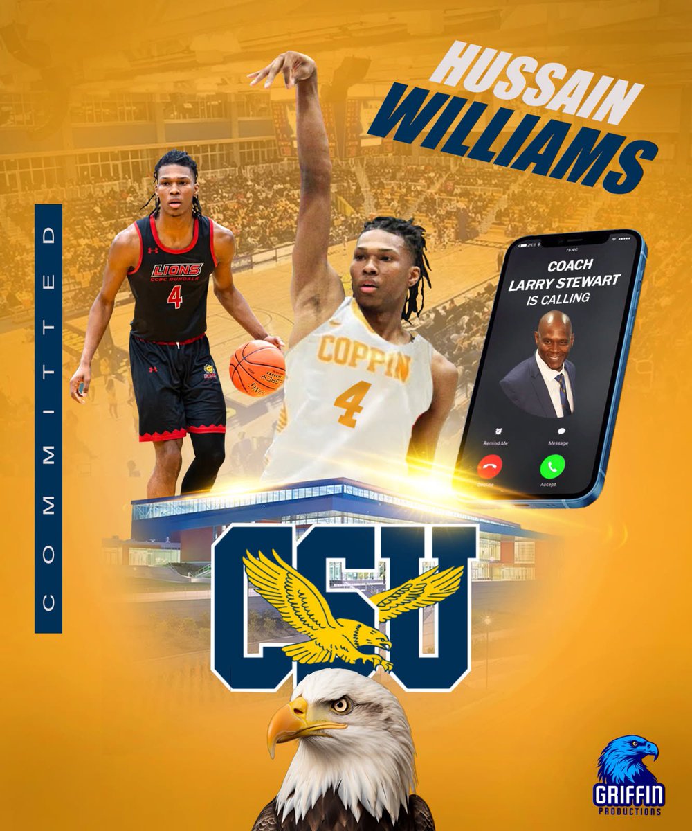 Congratulations  <a href="/H_will24/">Hussain Williams</a> Hussain Williams on his Commitment to Coppin State. Hussain scored 969 points in 49 games averaging 19.8 points per game, 6.4 rebounds while shooting 37% from 3. Hussain is a very athletic wing, good shooter with expected immediate impact