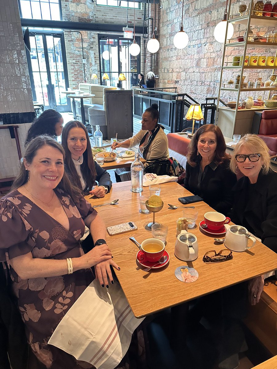 CHPExpress's tweet photo. Women who lunch…and save the planet from Climate Change. 

The #CHPE team had the best time celebrating #womenshistorymonth with @nylcv and @citizensenviro https://t.co/Q8nIoXssvU