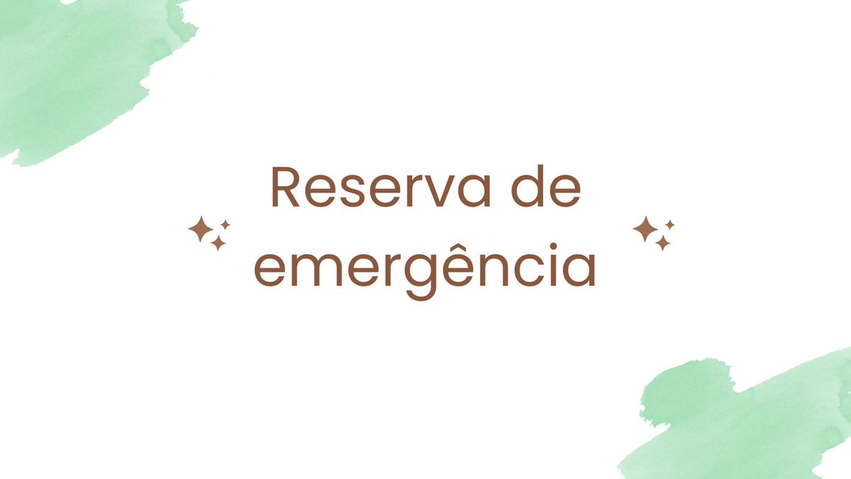 A thread de hoje será sobre reserva de emergência (vou tentar toda semana trazer conteúdo sobre finanças e resolvi começar pelo começo). E se você perdesse sua principal fonte de renda amanhã? Você estaria preparado? Segue o 🧵 pra ver como a reserva de emergência pode te ajudar: