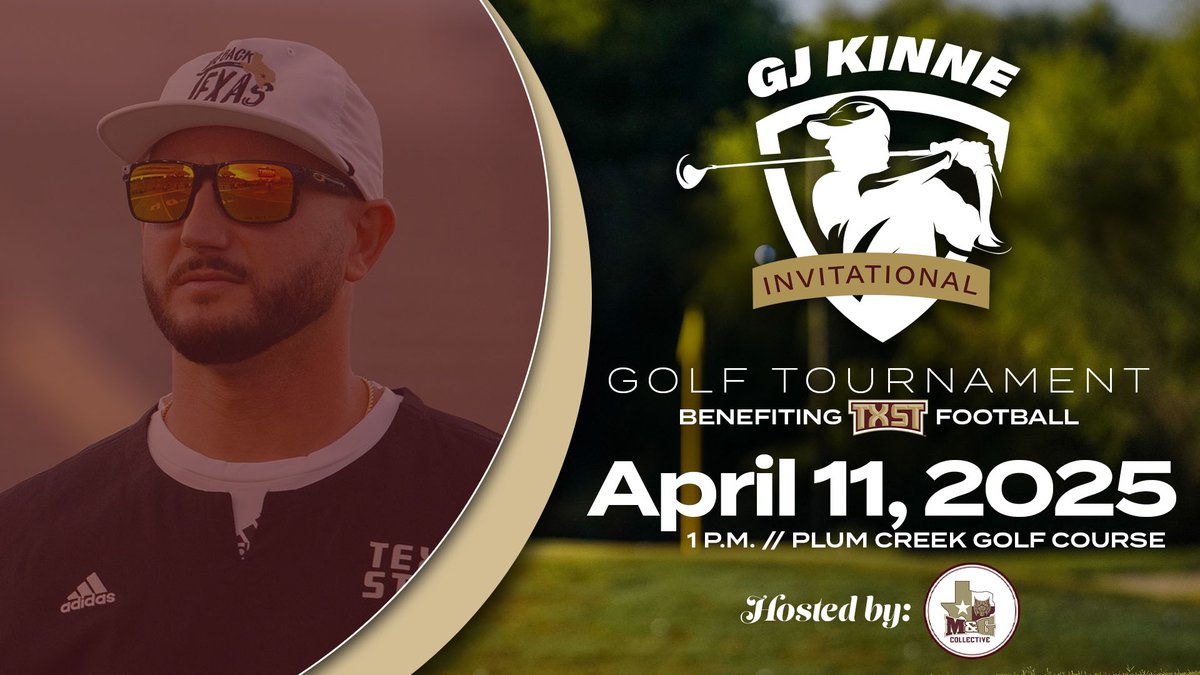 Texas State Bobcats (@txstatebobcats) on Twitter photo ๐
๐๐๐ ๐๐ ๐๐๐ ๐๐๐ ๐ฎ๐๐ฟ ๐ผ๐๐๐๐ผ๐ ๐๐
๐๐๐๐๐ ๐๐๐๐๐๐ผ๐๐๐๐๐ผ๐ ๐๐๐๐ ๐๐๐๐๐๐ผ๐๐๐๐! โณ
When: 4/11 @ 1:00 PM CST
Where: Plum Creek Golf Course | Kyle, TX
Why: NIL opportunities for TXST Football student athletes
How: one.bidpal.net/kinneinvitatioโฆ ๐
๐๐๐ ๐๐ ๐๐๐ ๐๐๐ ๐ฎ๐๐ฟ ๐ผ๐๐๐๐ผ๐ ๐๐
๐๐๐๐๐ ๐๐๐๐๐๐ผ๐๐๐๐๐ผ๐ ๐๐๐๐ ๐๐๐๐๐๐ผ๐๐๐๐! โณ
When: 4/11 @ 1:00 PM CST
Where: Plum Creek Golf Course | Kyle, TX
Why: NIL opportunities for TXST Football student athletes
How: one.bidpal.net/kinneinvitatioโฆ