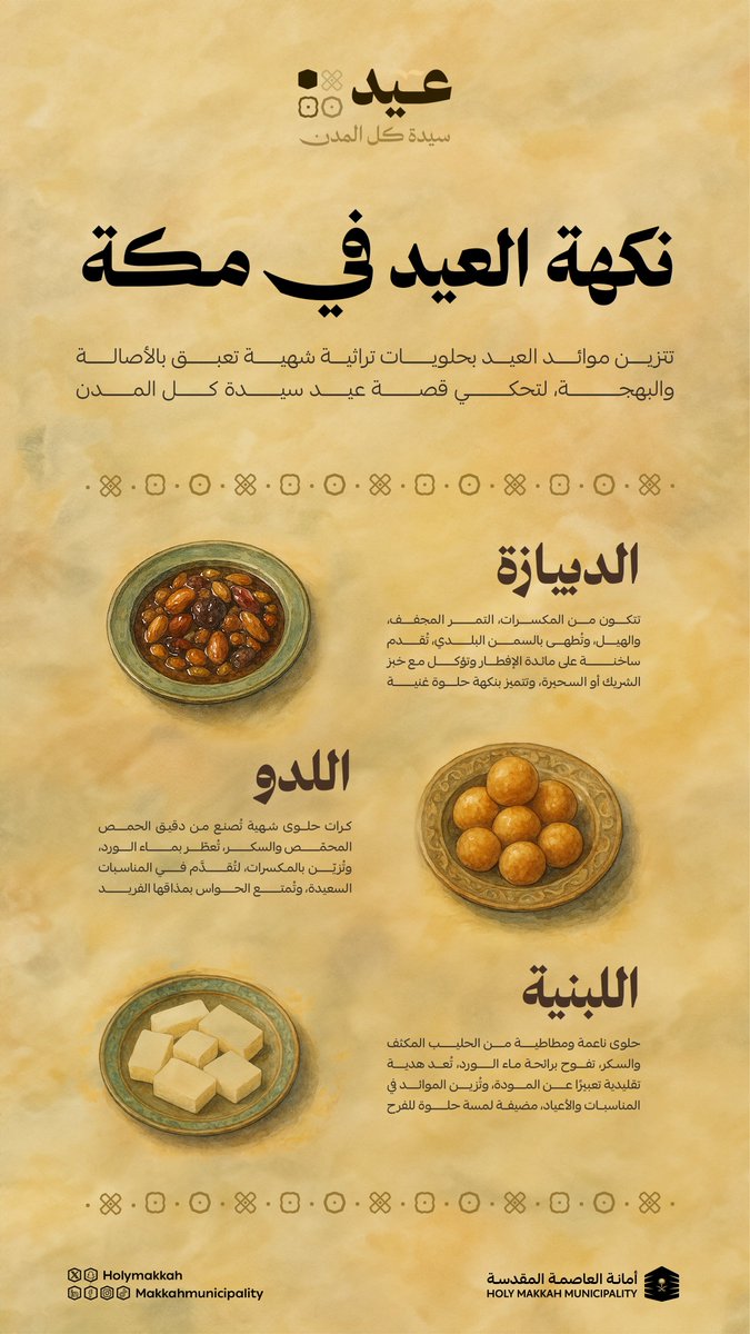 نكهة العيد في مكة.. فرحة من الزمن الجميل
#العاصمة_المقدسة