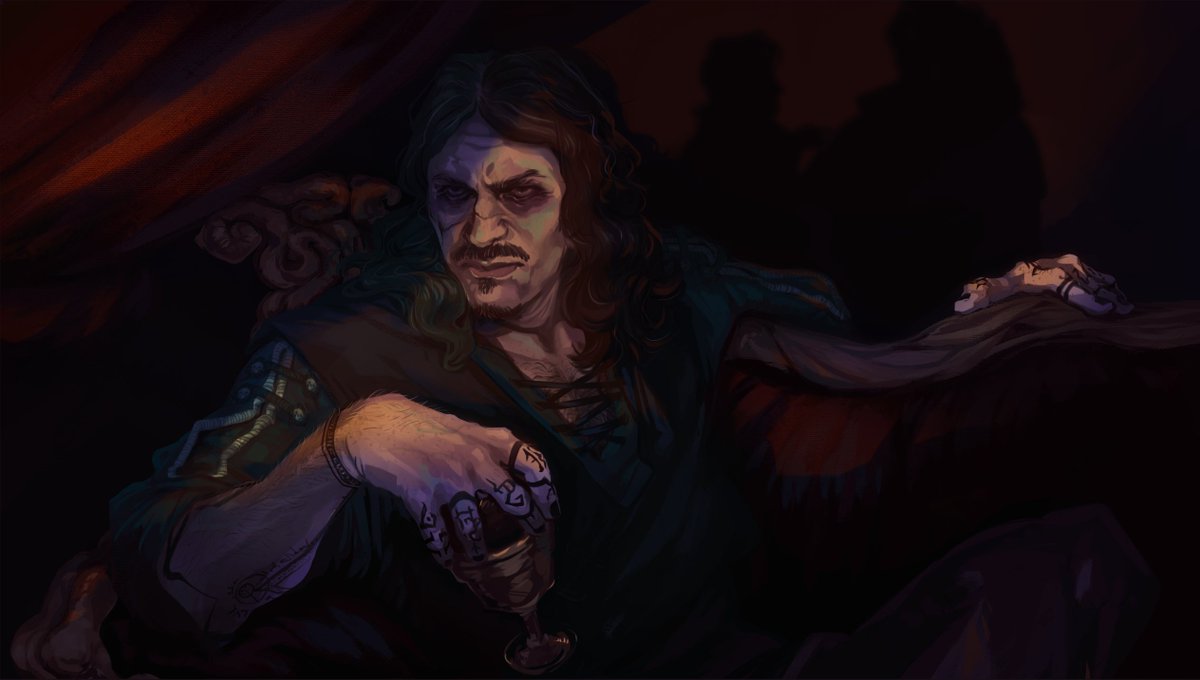 Dr. Vrach at the party cultivating the most unpleasant vibes imaginable   

#bg3 #durge