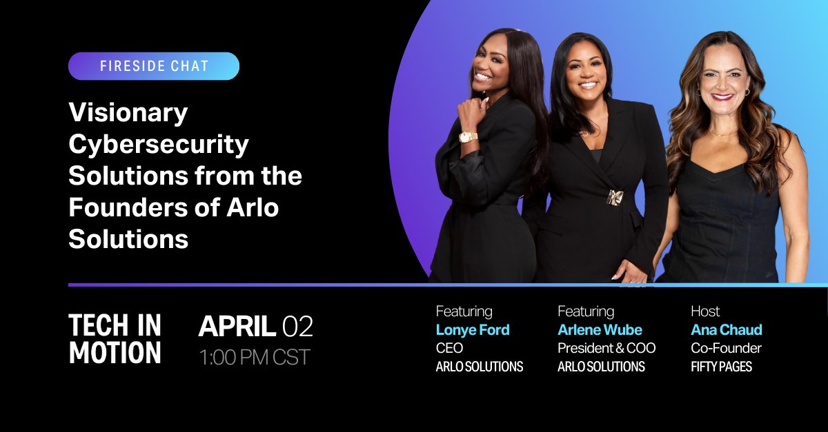 📢 Join us on April 2nd at 1 PM CST for a conversation with founders Lonye and Arlene as they share behind-the-scenes with the small business community. Hosted by <a href="/TechinMotion/">Tech in Motion Ltd.</a> and moderated by @Ana Chaud, you won’t want to miss it. Register now: hubs.la/Q03dNtXd0