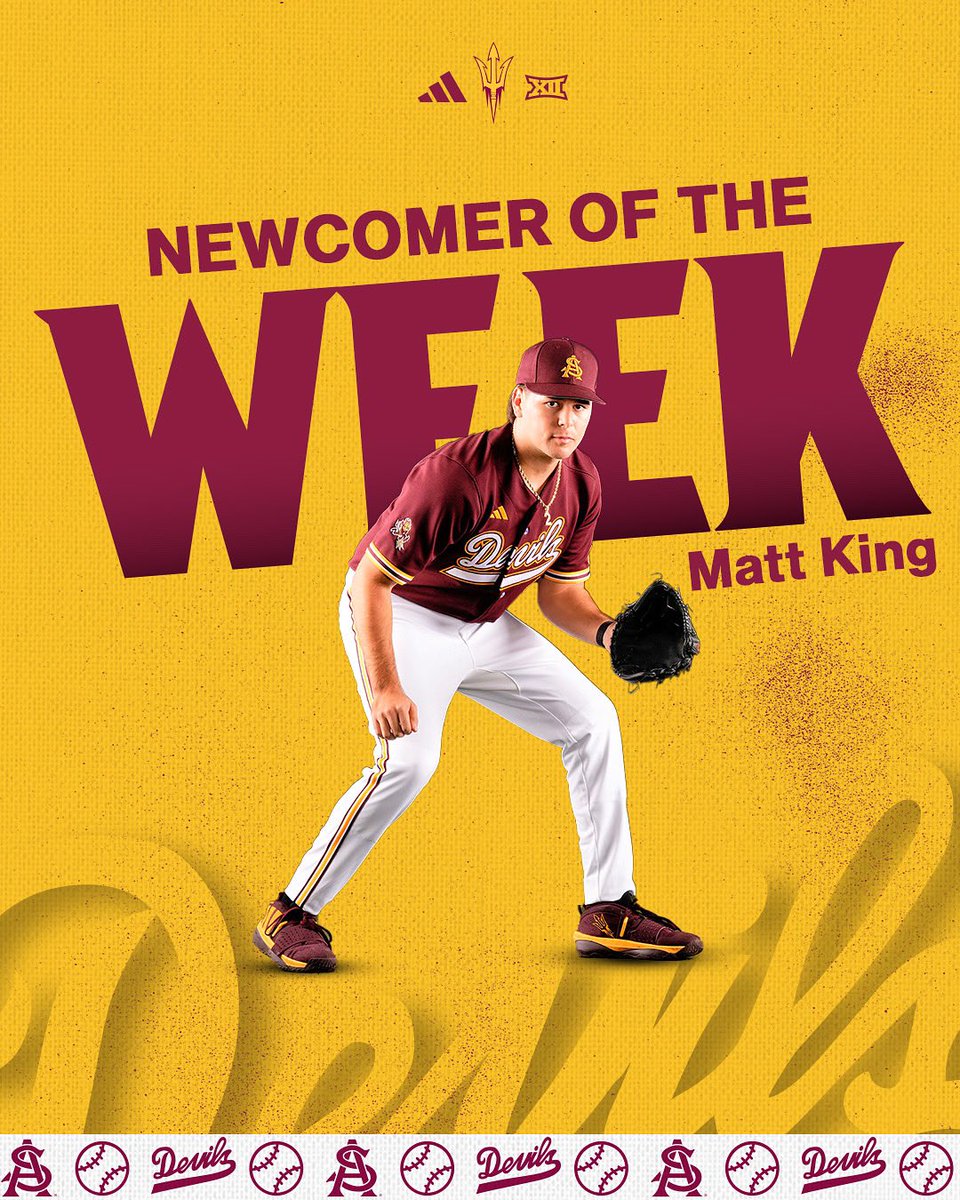 King’s Week 👑

Big 12 Newcomer of the Week Matt King

#ForksUp /// #Onward