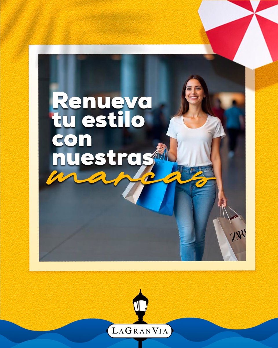 LAGRANVIASV's tweet image. 🛍️✨ Renueva tu estilo con tus marcas favoritas ✨👗

Las últimas tendencias y las mejores marcas están en La Gran Vía. Encuentra outfit que reflejan tu esencia y eleva tu estilo con cada compra.

📍 Tu próximo look te espera aquí.

#ModaYEstilo #LaGranVía #Tendencia
#Shoppin