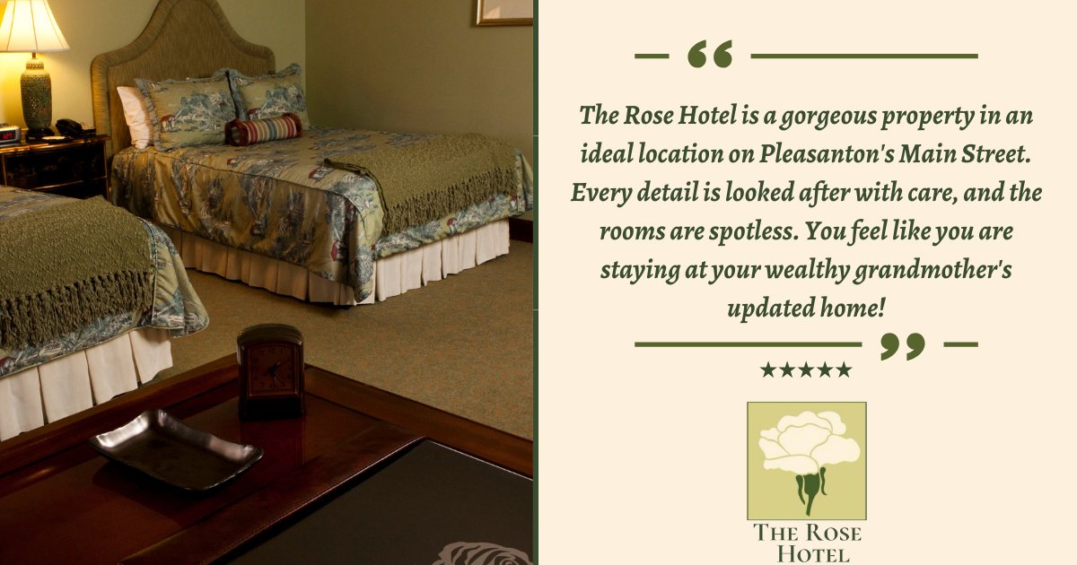 Thank you so much for your kind review! 🌟

We’re thrilled you enjoyed your stay at The Rose Hotel. Your feedback is truly appreciated, and we look forward to welcoming you back soon! 🌹✨

#TheRoseHotel #HappyGuests #HotelLove